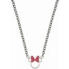 Disney Oceľový náhrdelník s príveskom Minnie Mouse N600631L-157.CS