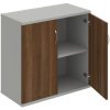 Hobis Policová skriňa Strong, 80x76,8x40 cm, orech/sivá