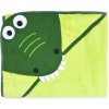 Dětská osuška 100x100cm, froté bavlna, Krokodýl, zelená (98761901)