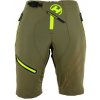 Dámske cyklistické kraťasy HAVEN, ENERGY khaki,reflexný neón S