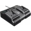 DEDRA Dvojitá nabíjačka 2 x 4,5A 18V DED7039V, vhodná pre DED7032, DED7034, DED7035, DED6936, DED6937 DED7039V