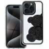 Puzdro Teddy Bear iPhone 16 Pro Max - čierne