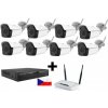 Kamerový WiFi / LAN IP set Zoneway - 8x 5MPx kamera NC950, rekordér NVR2104 a WiFi router