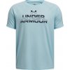 Detské funkčné tričko s krátkym rukávom Under Armour TECH SPLIT WORDMARK SS TEE K modré 1383010-494 - YM