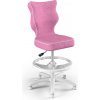 Kancelárska stolička Petit - ružová Rozmer: 133 - 159 cm