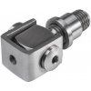 Kovoinoxshop Záves nastaviteľný, naváracia matica M16, brúsený povrch K320/ nerez AISI304