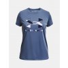 Under Armour Dievčenské tričko Tech Graphic Big Logo SS Modrá YXL