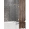 New Trendy Avexa Gold Shine vaňová zástena 70 cm jednodielny zlatá lesklé/číre sklo EXK-2172