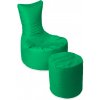 Lehárko sedací vak - Stolička a taburet Štandard - zelená