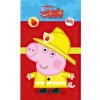 Carbotex Detský uterák Prasiatko Pepina Hasič Tomík 30 x 50 cm