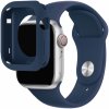 AppleKing silikónový remienok so silikónovým puzdrom na Apple Watch 45 mm / 44 mm - tmavomodrý - možnosť vrátiť tovar ZADARMO do 30tich dní