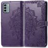 Peňaženkové puzdro Embossing Pattern Mandala Flower fialové – Nokia G22