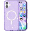 VSETKONAMOBIL 86379 GLITTER MAGSAFE Ochranný kryt pre Apple iPhone 16 Plus fialový