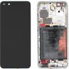 Huawei P40 Pro (ELS-N04, ELS-NX9) LCD displej + dotyková plocha + rám + malé diely biela - originál 02353PJK
