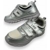 Chlapčenské tenisky striebornej farby Stříbrná 33