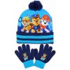 Setino Chlapčenská čiapka a prstové rukavice Labková patrola Paw patrol