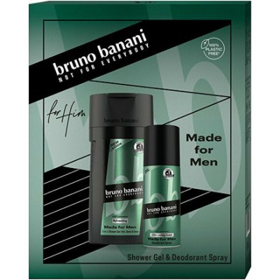 Bruno Banani Made For Men dezodorant sklo 75 ml + sprchový gél 250 ml darčeková sada