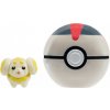 Jazwares Pokémon Clip and Go Timer Ball - figúrka Fidough
