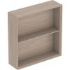 Geberit iCon Štvorcový policový regál 45 x 46,7 cm, dub 502.323.JH.1