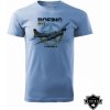 Tričko Striker Lietadlo Boeing B-17 - modré, M