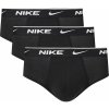 Nike Everyday Cotton Stretch Boxer Brief 3P Čierny
