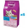 WHISKAS Adult pre dospelé mačky s lahodným tuniakom 6 x 1,4 kg