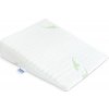 Dojčenský vankúš - klin Sensillo biely Luxe s aloe vera 30x37 cm do kočíka