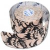 BB Tape Kineziologický tejp Tatto Fialová s dizajnom tetovania 5 cm x 5 m