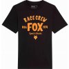 FOX tričko Yth Slogan Ss Tee Black 001 vel. YM