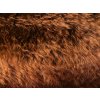 Umelá kožušina, ryšavo hnedá, 45 mm vlas metráž: min. 0,2 bm