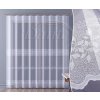 Záclona BRITANI s výšivkou lístočkov - 300 cm