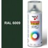 Sprej zelený lesklý 400ml, odtieň RAL 6009 farba jedľovo zelená lesklá, Schuller Ehklar, farby v spreji PRISMA COLOR 91348
