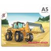 Omaľovanka A5 - Stavebné stroje