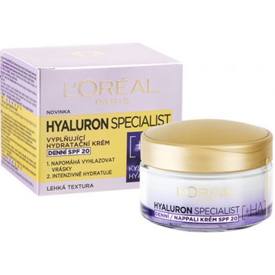 L'Oréal Hyaluron Specialist vyplňujúci hydratačný denný krém SPF 20 50 ml  od 8,19 € - Heureka.sk