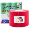Temtex kinesio tape Classic, červená tejpovacia páska 5cm x 5m