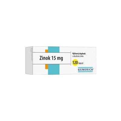 Generica Zinek 15 mg 120 tabliet