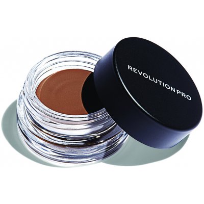 Makeup Revolution London Brow Pomade With Double Ended Brush očné linky Dark Brown 2,5 g