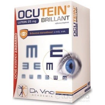 Ocutein Brillant Luteín 25 mg Da Vinci 60 kapsúl + darček