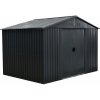 Floraworld Záhradný domček so sedlovou strechou III antracit 301 x 303 x 214 cm