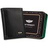 Peterson PTN 303-CA čierna pánska kožená peňaženka 10 x 12,5 x 3 cm