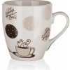 BANQUET Hrnček keramický CAPPUCCINO biely 240 ml