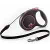 Flexi FLEXI Automatické vodítko Black Design M, 5 m lano, růžové