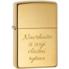 Zapalovač Zippo High Polish Brass 24002 + DARČEK ZADARMO + MOŽNOSŤ gravírovania + DARČEKOVÉ BALENIE