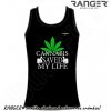 Tielko RANGER® - CANNABIS SAVED MY LIFE - a L Čierna