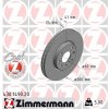 ZIMMERMANN Brzdový kotúč 430.1490.20