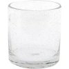 Skleněný svícen DutZ Votive Bubbles, výška 10 cm, průměr 9 cm, barva čirá