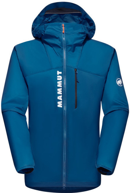 Mammut pánska bunda Aenergy WB Hooded Jacket Men svetlo modrá