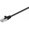 Goobay Sieťový kábel CAT 5e, F/UTP, čierny, 2 m