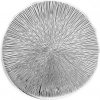 Prestieranie na stôl okrúhle strieborné 38cm