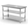 TECHNICA Stredový stôl s dvomi policami, zváraný, 1100x700x850 mm | TECHNICA, 11321170